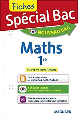 [MAG762961] Spécial Bac Fiches 1re - Maths