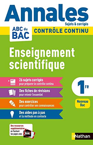 [NAT157520] Annales ABC du Bac 2021 - Enseignement Scientifique 1re - Contrôle continu (11)