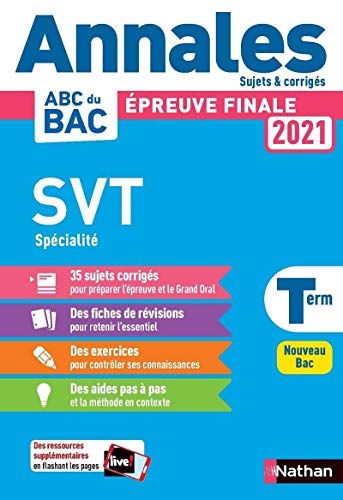 [NAT157535] Annales ABC du Bac 2021 - SVT spécialité Terminale
