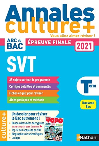[NAT157542] Annales Culture+ - ABC du Bac 2021 - SVT Terminale