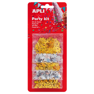[13823] Sachet de 5*2G Confettis EtoilésCouleurs ASS Kids Réf 13823