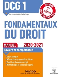 Fondamentaux du droit DCG 1  - Manuel
