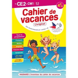 Cahier de vacances du CE2 au CM1