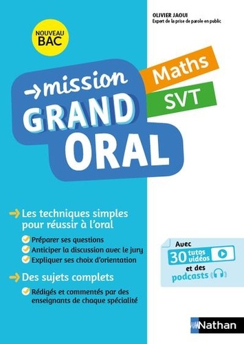 [NAT157572] Mission grand oral - Maths SVT Tle