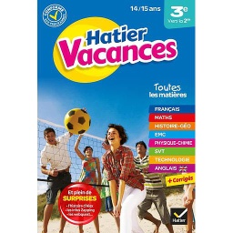 Hatier vacances de la 3e vers la 2de  - Toutes les matières