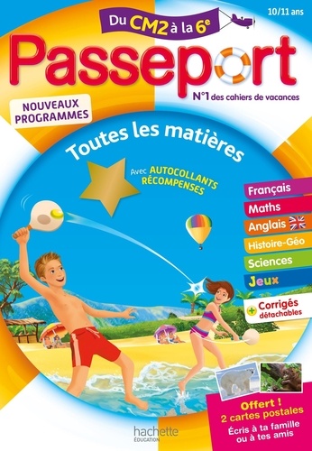 Passeport Toutes les matières du CM2 à la 6e