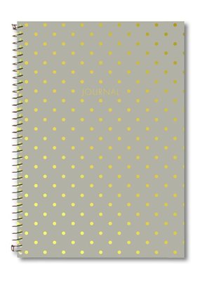 Bloc Note SHINE Pointé Avec Spiral 192P 17*24