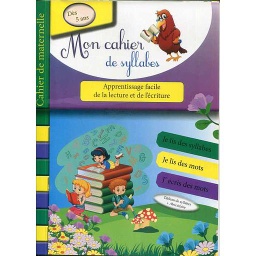 Mon Cahier de syllabes Dés 5 ans