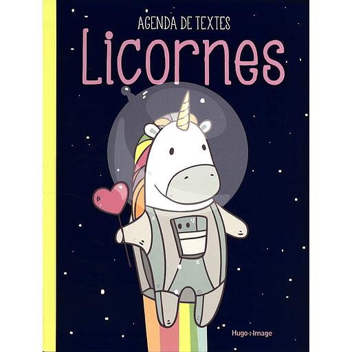 Agenda de texte Licornes