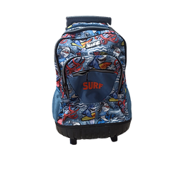 Cartable à Roulette avec Trousse 3 Poche TRL-K2031