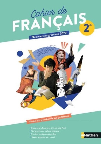 [NAT172098] Cahier de Français - 2de 2020