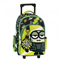 Cartable à Roulette Monsters Minion Compartiment Jaune Rèf