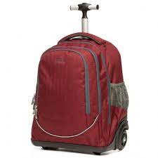 Cartable à Roulette UNI 3 Poche Rouge