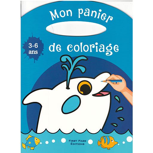 [CHR0825] ANIMAUX DE LA MER MON PANIER DE COLORIAGE