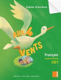 Aux 4 vents CE1 - Cahier d'écriture - NE
