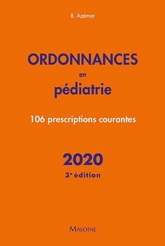 [036126] Ordonnances en pédiatrie  - 106 prescriptions courantes