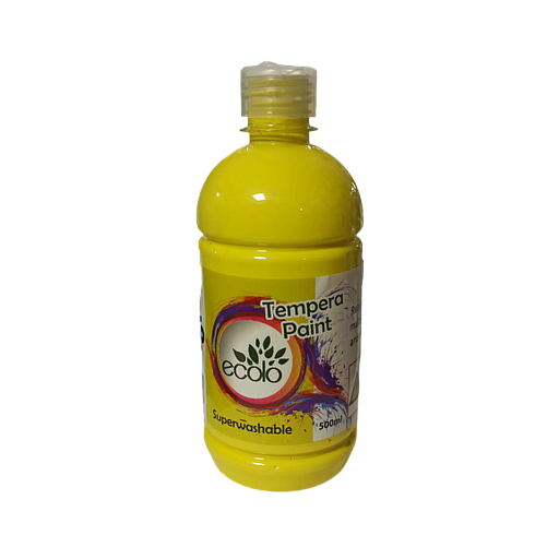 [6925828210506] Bouteille de 500ml de Gouache Ecolo Kids Jaune