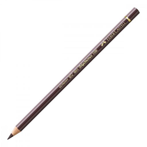 Crayon de couleur Polychromos 177 brun noix