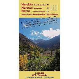 Carte Touristique L11: Asni, Oukaimeden, setti fatma