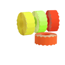 Rouleau de Etiquette 26*12 Swing Jaune Fluo
