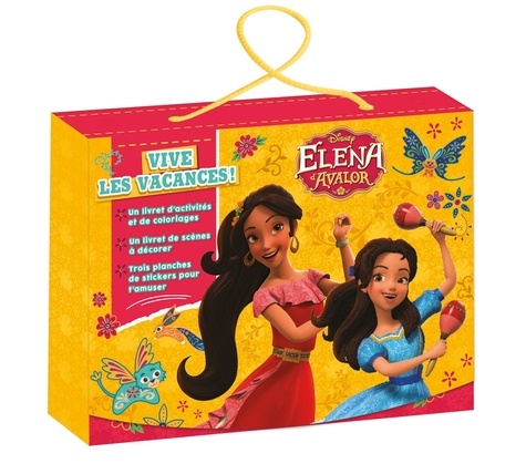 Elena d'Avalor, vive la rentrée !  - Avec un livret d'activités et de coloriages, un livret de scènes à décorer, trois planches de stickers pour t'amuser