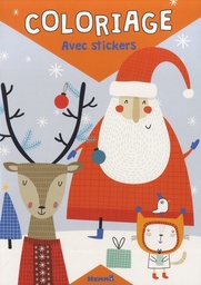 coloriage  avec autocollants