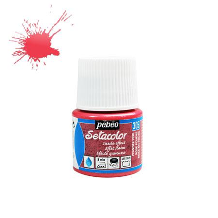 Peinture pour Tissus Pébéo Setacolor N° 305 45ml Rose Poudré