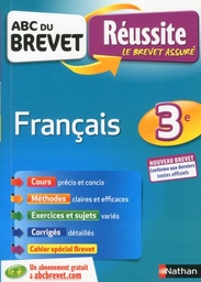 Français 3e - ABC du Brevet Réussite - Brevet 2022 - Cours, Méthode, Exercices