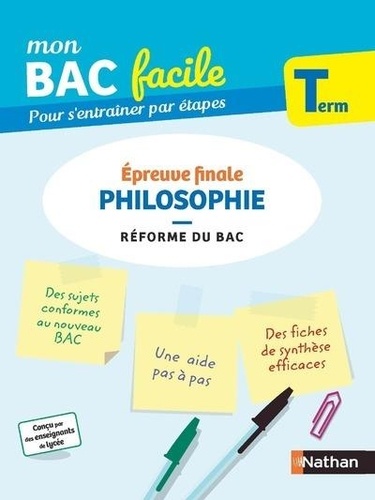 Philosophie Tle  - Epreuve finale