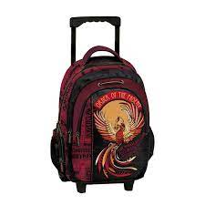 [214252] Cartable à Roulette Harry 3 Compartiment Rouge