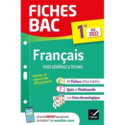 Fiches Bac, Français 1re voies générale & techno