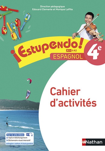 [NAT178036] Espagnol 4e A1+-A2 Estupendo!  - Cahier d'activités