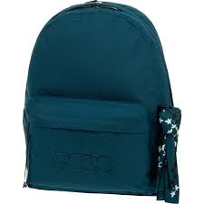 [5000] Sac a Dos 1 Compartiment + Scarf Bleu Marin Réf 901-135
