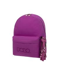 [4301] Sac a Dos Violet 1 Compartiment + Scarf Réf 901-135