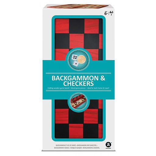 [4897049305441] Backgammon & Checkers jeux de société