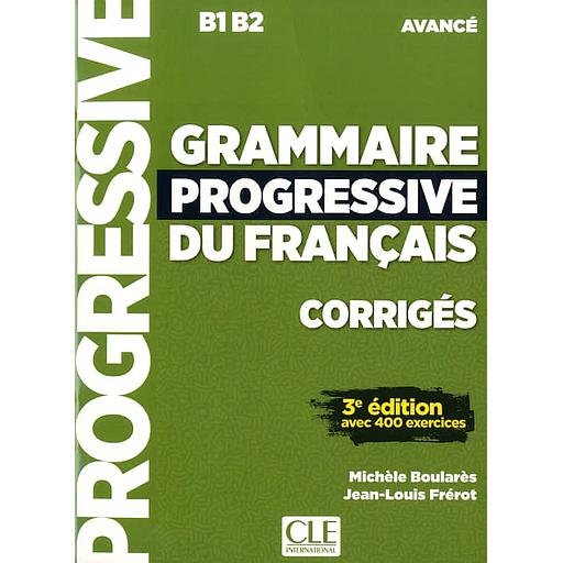 [CLE381986] Grammaire progressive du français  - Corrigés B1 B2 avancé