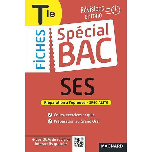 [MAG773080] Spécial Bac Fiches SES Tle Bac 2023
