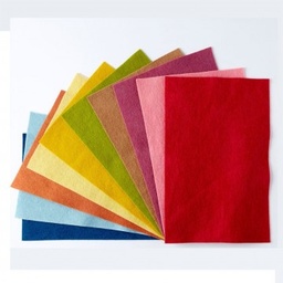 Papier Feutrine 10 Couleurs