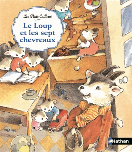 [NAT255697] Le loup et les septs chevreaux