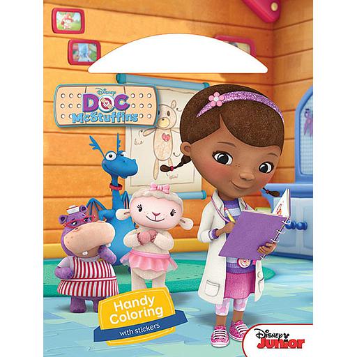Handy coloring with stickers disney doc