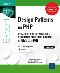 Design Patterns en PHP  - Les 23 modèles de conception : descriptions et solutions illustrées en UML2