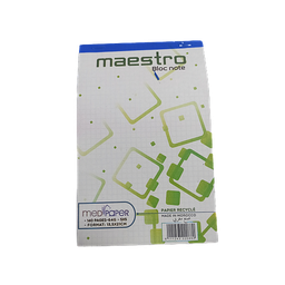 Bloc Note Maestro 5x5 13.5*21