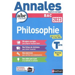 Philosophie Tle  - Sujets & corrigé