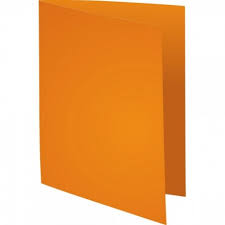 Paquet de 100 Chemise Cartonne Orange 24*32 180G