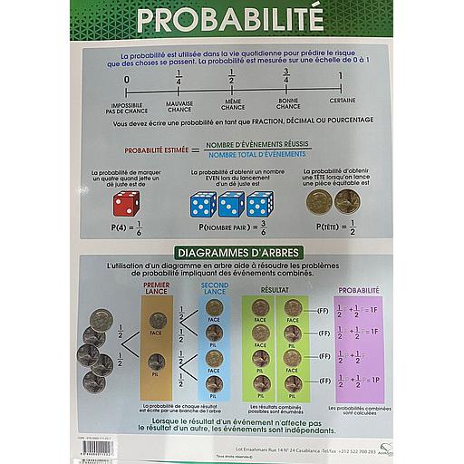[9780000111227] Poster "Probabilité"