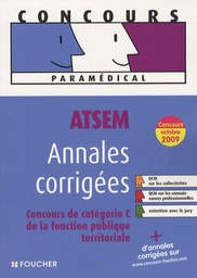 Concours paramédical ATSEM, Annales corrigées  - Concours de catégorie C de la fonction publique territoriale