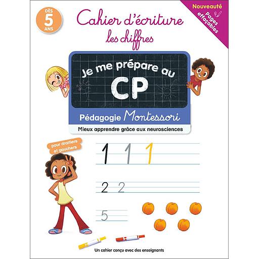 Cahier d'écriture : les chiffres