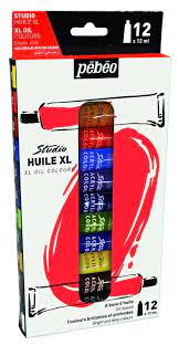 Kit Peinture Huile XL Studio 12 Couleurs assorties 12 ml