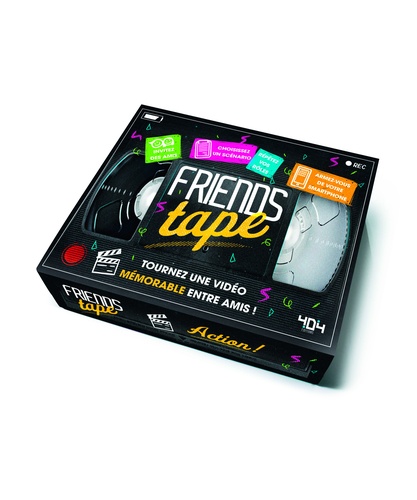 Friends tape  - Contient 1 livret scénario, 1 livret réalisateur, 40 cartes