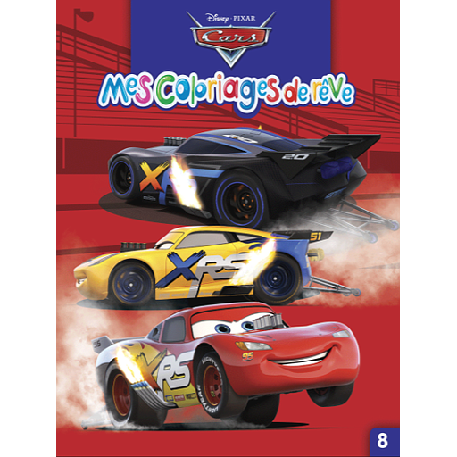 Mes coloriages de rêve n°8 : Cars